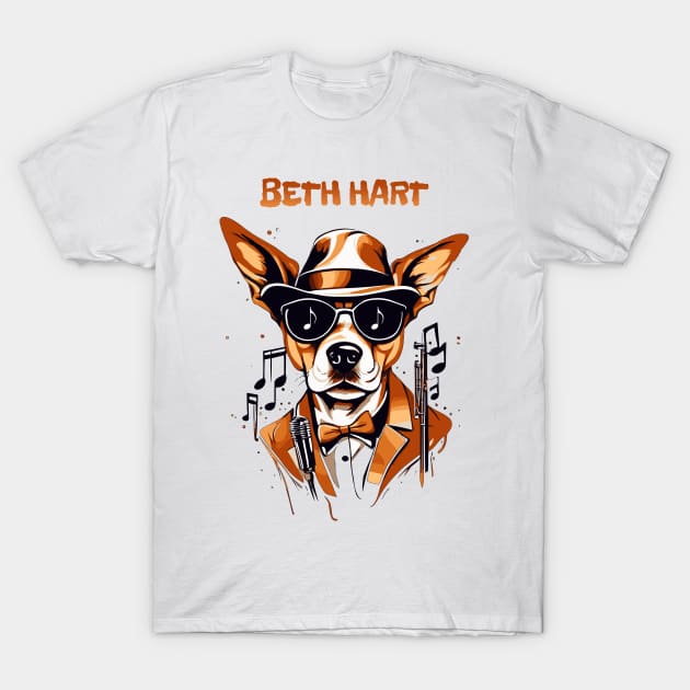 beth hart T-Shirt by Retro Project